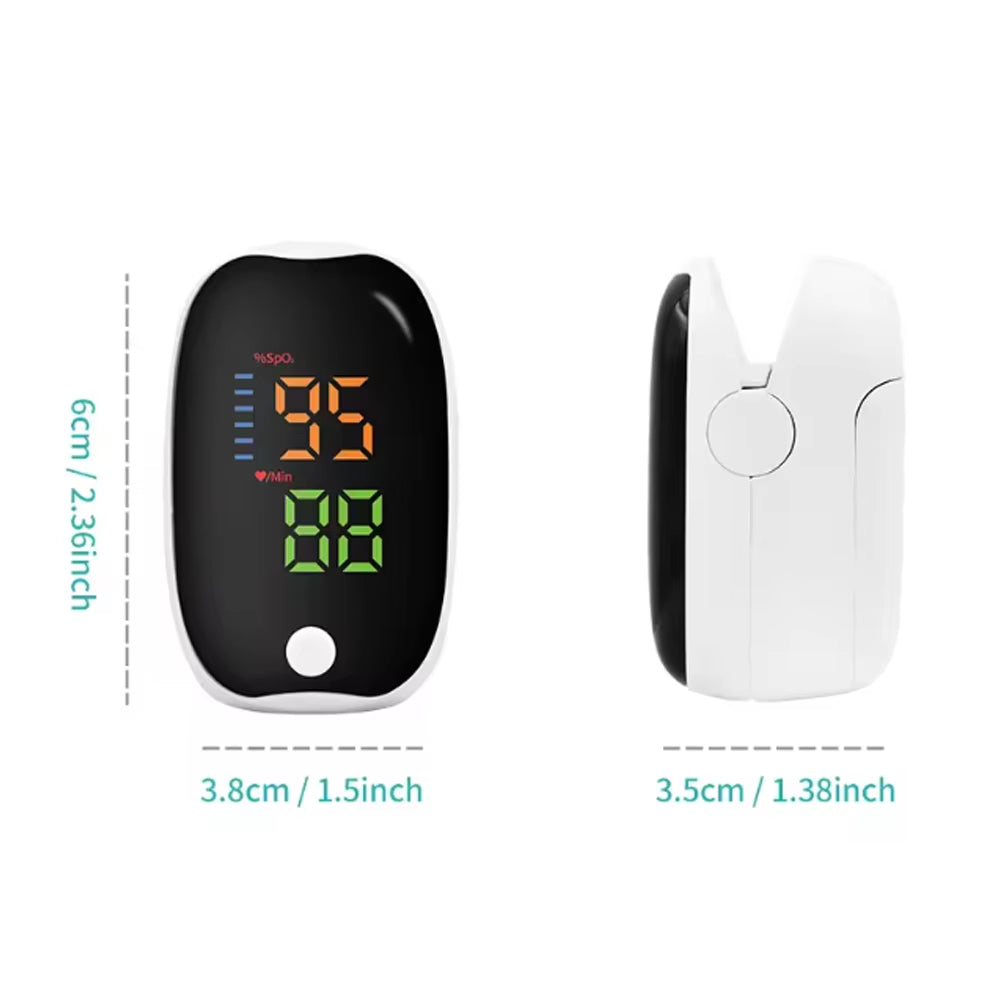 LK89 Finger Pulse Oximeter Medical Portable Blood Oxygen Oxymetre Heart Rate Saturation Meter OLED Oximetro De Dedo LED Display