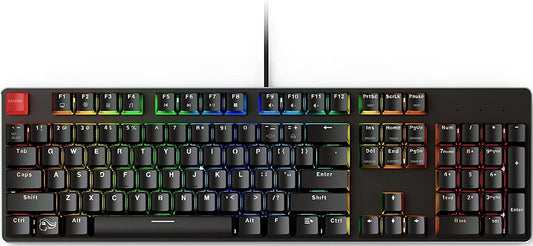 Modular Mechanical Gaming Keyboard - Full Size GMMK (104 Key) - RGB LED Backlit, Brown Switches, Hot Swap Switches (Black)(Gmmk-Brn)